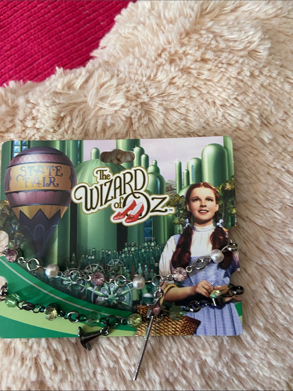 The Wizard of Oz Charm Bracelet - Multi Color Beads